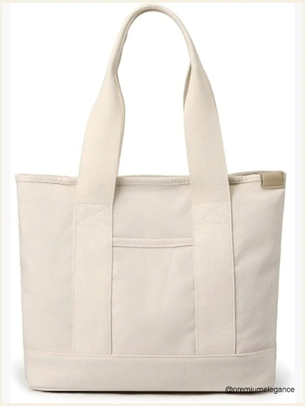 Canvas Tote Bag Lightweight Shoulder Hobo Large Capacity Work Travel